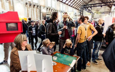 VRmaster virtual reality tijdens Bright Day 2014 in Westergasfabriek