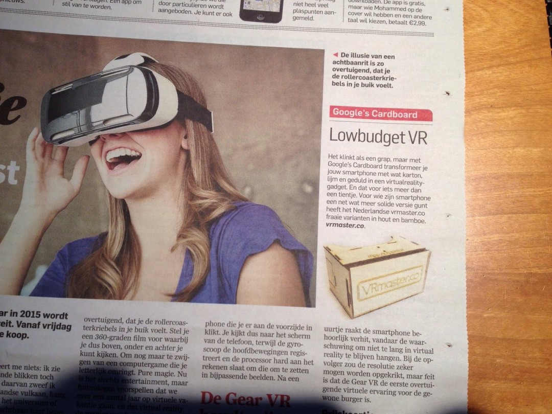 vrmaster in algemeen dagblad