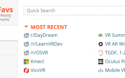 VRFavs VR events and much more lists