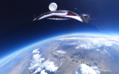 360 camera Theta S in the Stratosphere