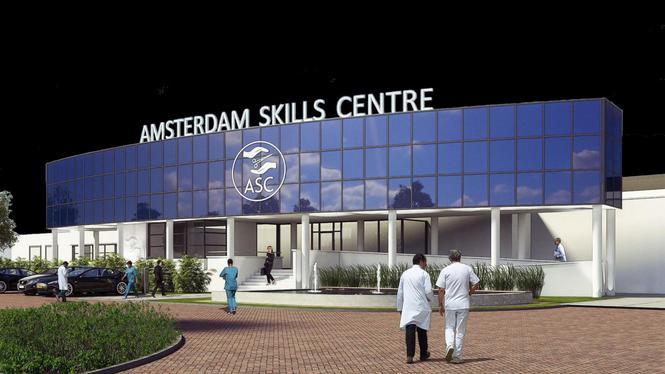 UMC  internationaal trainingscentrum met virtual reality